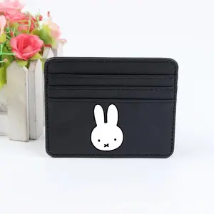 Miffys Rabbit Coin Purse Girl Anime Kawaii Credit Card Holder Passport PU Wallet ID Card Cover Case Bag Men Woman Birthday Gift