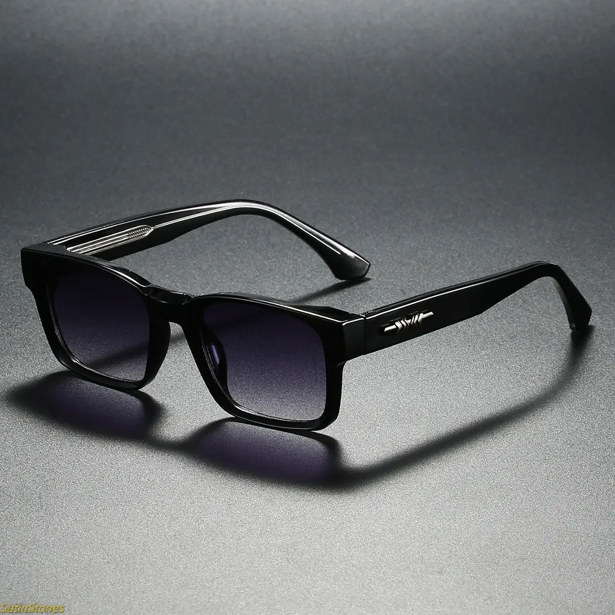 2026 Vintage Sunglasses - Unisex Square Leopard Print PA Full Frame/Semi Rimless, Polarized Anti-Ultraviolet Lenses, Stylish High-Quality Eyewear for Women, Men's Geometric-Shaped Sunglasses, Sunglasses For Women