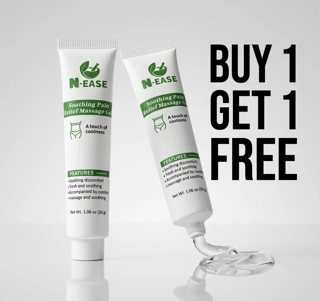 [Buy 1 Get 1 Free] N-EASE Natural Soothing Gel - Prop 65 Safe, Relieves Urgent Discomfort, Provides Gentle Comfort and Care (Alternative Health & Aromatherapy Essential Oil Gel)