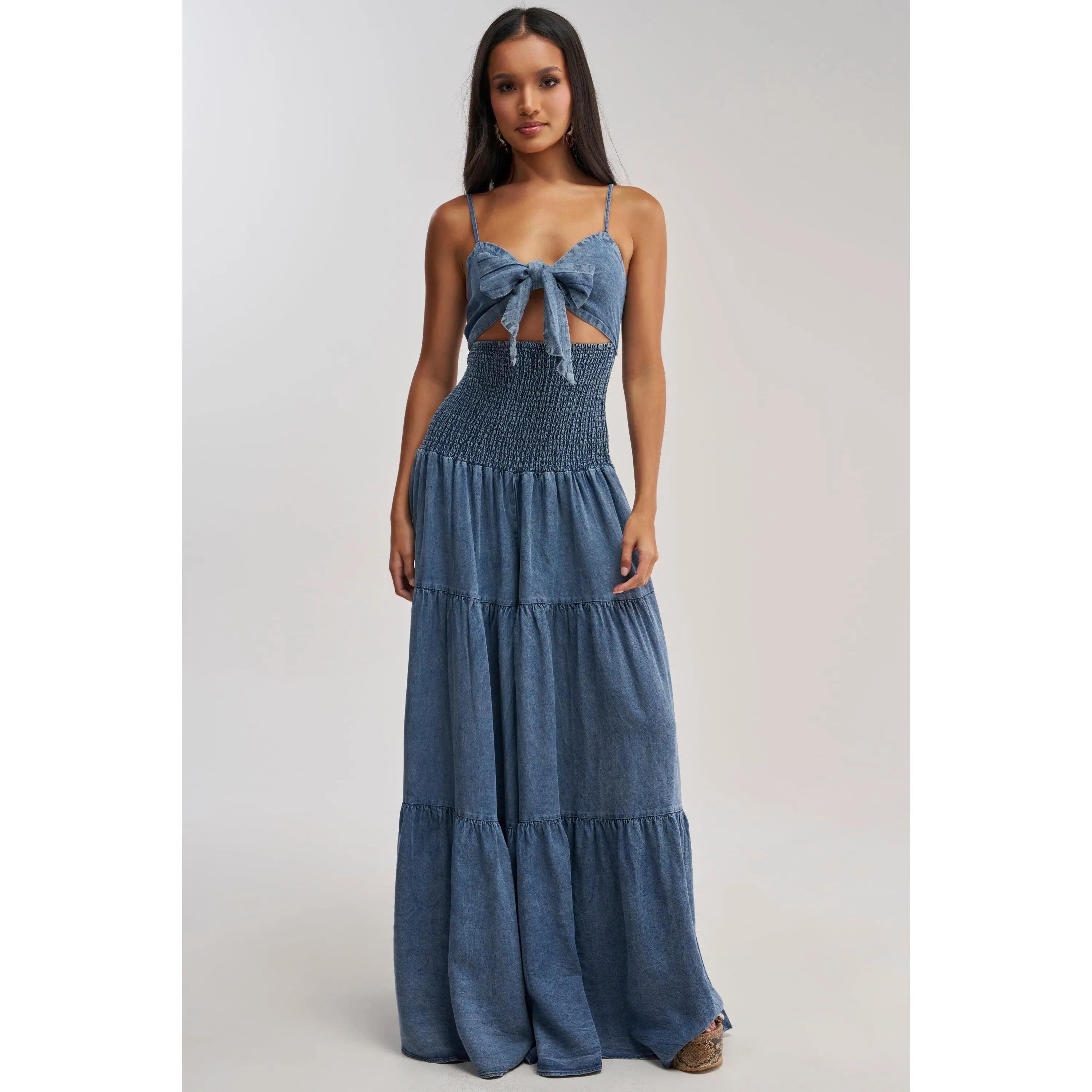 JUMPIN AROUND DENIM JUMPSUIT