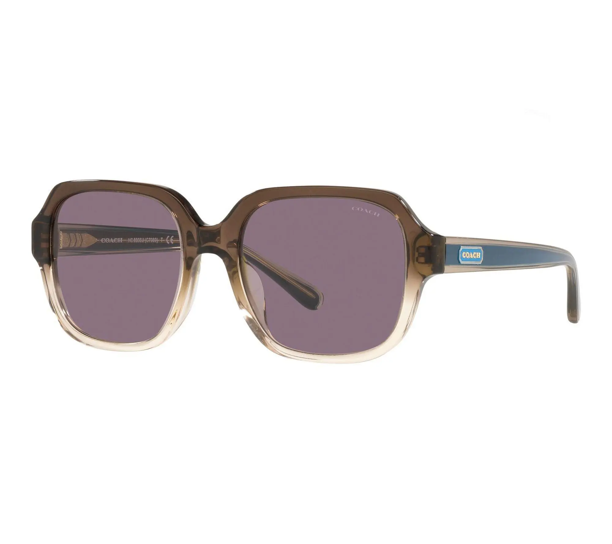 Coach Women's Sunglasses - Brown/Violet