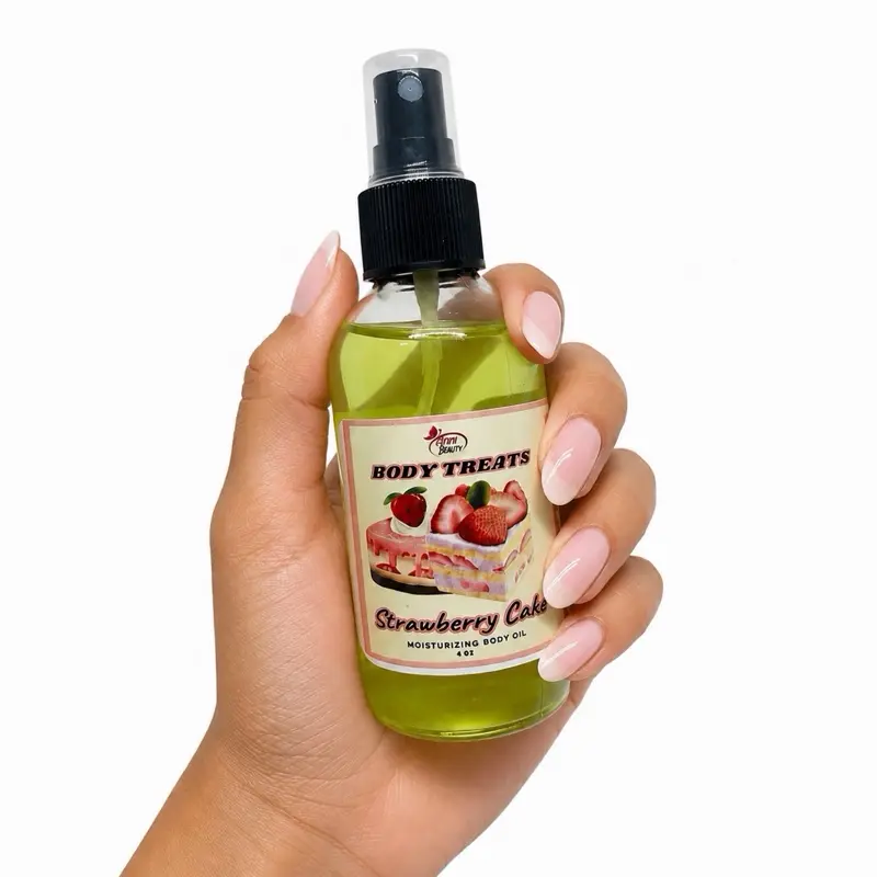 Anni Beauty Strawberry Cake Moisturizing Scented Body Oil | 100ML