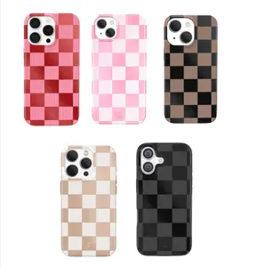 VC Vibe Checkered iPhone Case - Cute, Trendy & Stylish Phone Cases for iPhone - Drop-tested Cases for iPhone with Shockproof Protection