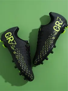 Parent - child Pink - White Gradient Mixed - Studs, Sweet & Cool Competitive Style, Breathable Mesh Material, Strong Grip & Multi - field Adaptation, Ideal for Parent - child Football Training & Competitions, Soccer Shoes, Football Cleats