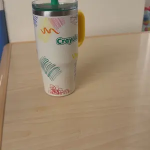 YAYA Crayola My First Travel Tumbler for Toddlers, 12oz, Spill-Proof