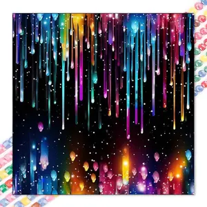 1pcs 5D DIY Diamond Painting Kit, 5D Diamond Art Set, DIY Decoration, Colorful Meteor Diamond Painting Set Full Round Drill DIY, Mosaic, Diamond Art, DIY Art Home Decoration, Suitable for Halloween and Christmas.