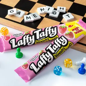 Laffy Taffy Candy Bars - Strawberry 1.5oz - Stretchy & Tangy Chewy Candy - Kosher Certified - Made in the USA