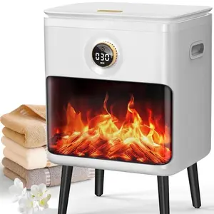 Luxury Towel Warmer for Bathroom Large Capacity Bucket Style Blanket Warmer with LED Screen & Stainless-Steel Interior - No Assembly Portable Heated Towel Warmer for Towels, Bathrobes, Blankets, PJ’s, Slippers - Luxury Bathroom Accessory Towel Warmers