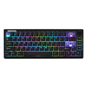 EPOMAKER Magcore65 Lite 65% Layout Wireless Gaming Keyboard DKS & SOCD 8K Polling Analog Switch PC & PBT Keycap Hot Swappable South-Facing RGB Backlight Tri-Mode USB-C/BT5.0/2.4Ghz creamykeyboards TikTokShopfalldealsforyou