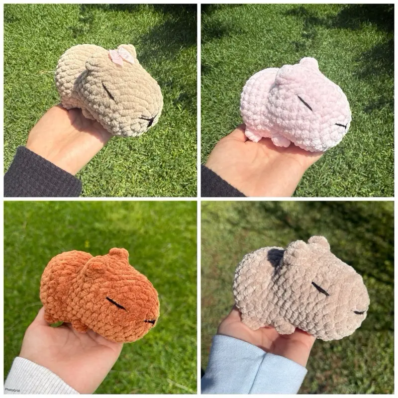 Handmade Crochet Baby Capybara