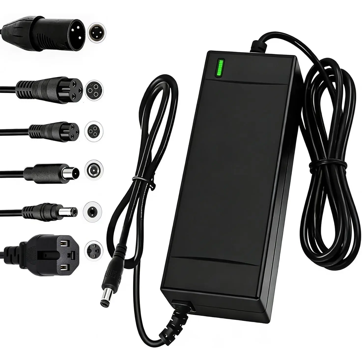SGS Certified 54.6V 2A Fast Electric Bicycle Charger for 48V Ebike Battery - Fast Charging, Overcharge Protection, Compatible with Ecotric City/Beach, Lectric XP 2.0/3.0, Evercross H5/H7
