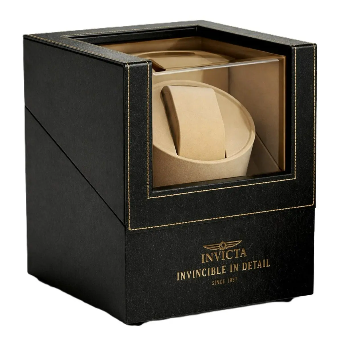 Invicta Watch Winder. Brown/Beige (IPM646)