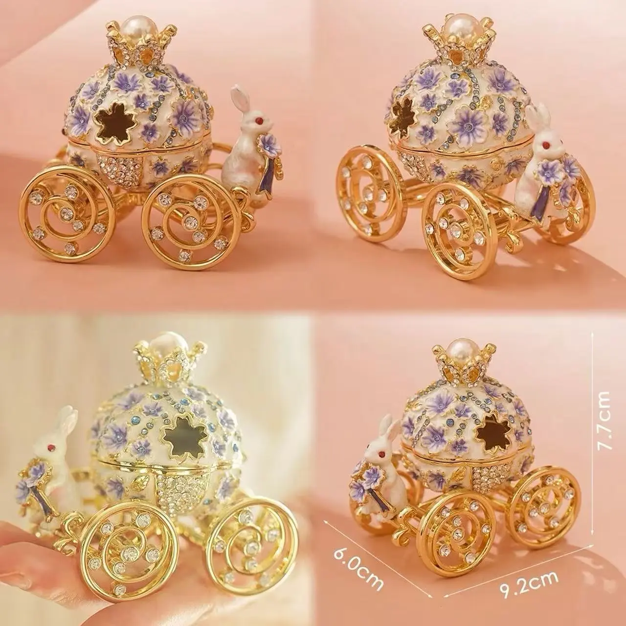 [Live3]Luxury Colour Enamels Jewelry Box