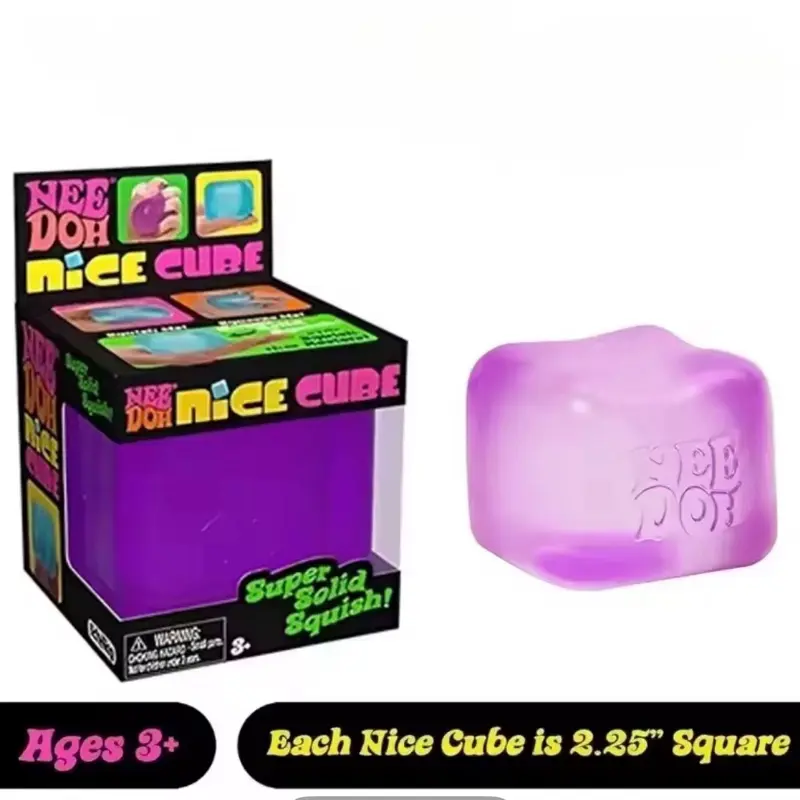 Brand New Nice Cube Squishy Stress Soft Stretchy Sensory Fidget Toy for Anxiety Relief ADHD Focus Stress Relief for Adults