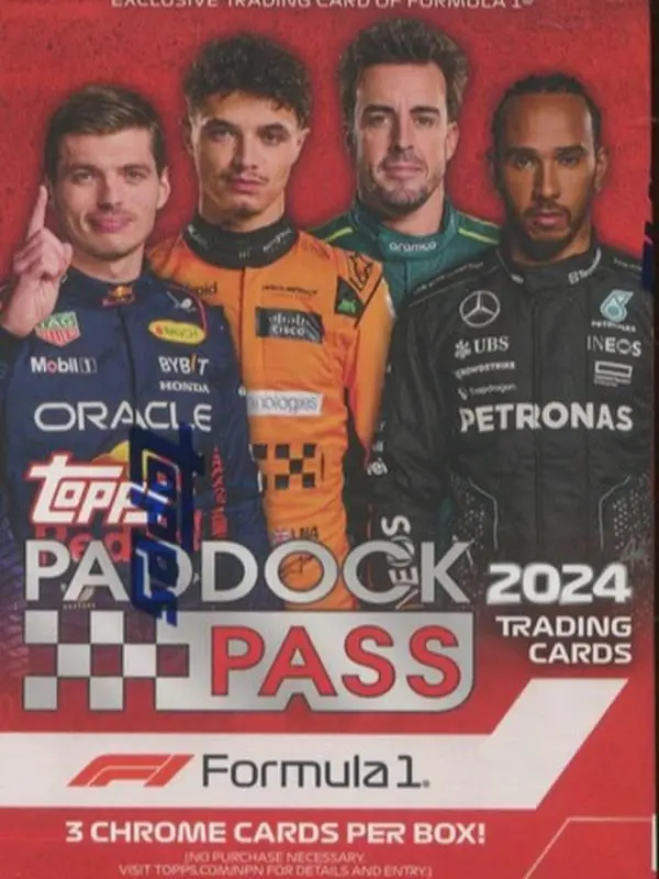 2024 Topps Paddock Pass F1 Formula 1 Racing Blaster Box