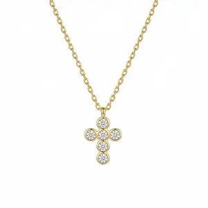 Cross Pendant Necklace | Gold Necklace