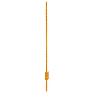 212 MAIN CMC Steel Orange T-Post Clip, 6.0 ft Length, American-Made T-Post Shape for Sports & Outdoor Water Sports Diving Use