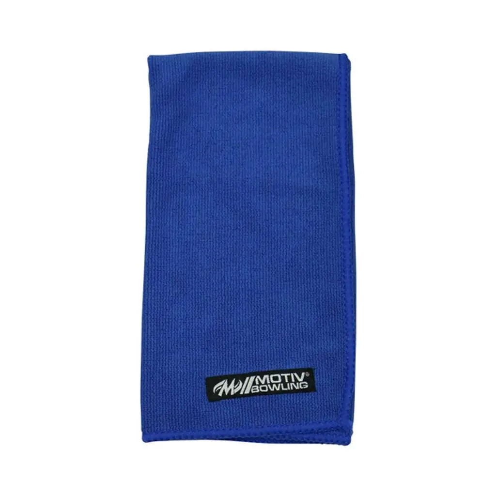MOTIV Bowling Microfiber Towel - Synthetic, Highly Absorbent Larger Size 20x16 in, for Motorsport Rally, Sports & Auto Detailing - Blue