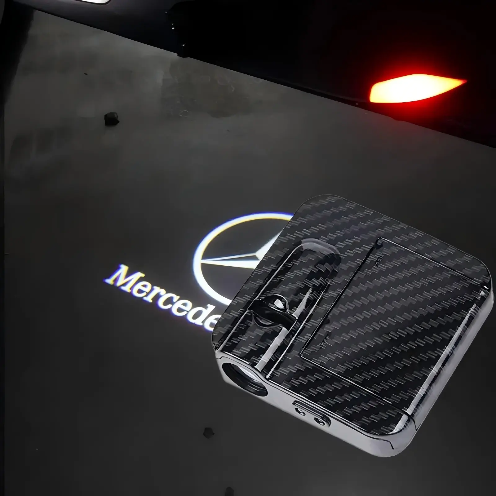 2pcs LED Car Ambient Light Door Sensor Projectors for Benz, 35 Different Brand Car Model Options Available
