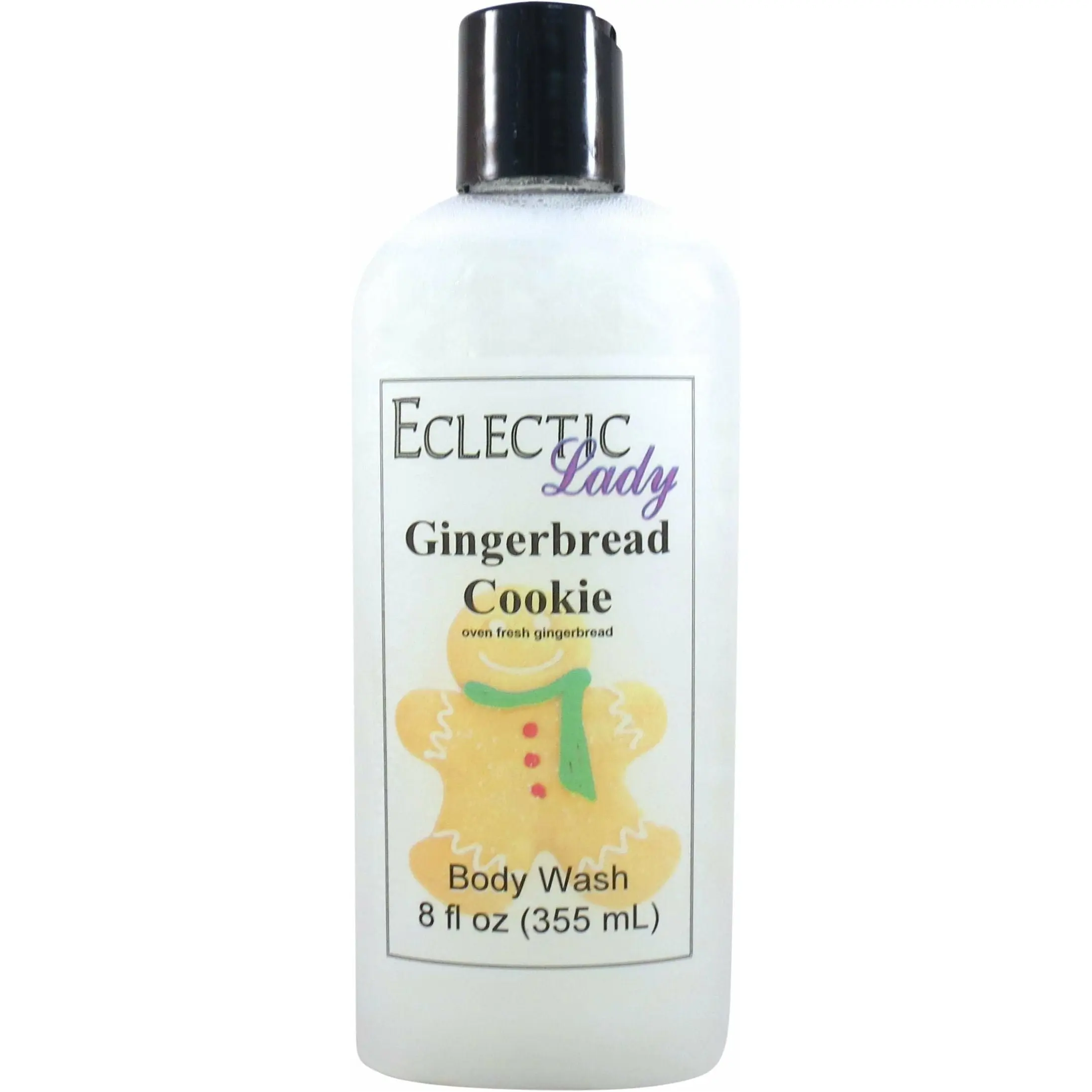 Gingerbread Cookie Liquid Pearl Body Wash, 3 in 1 Use for Bubble Bath, Hand Soap & Body Wash