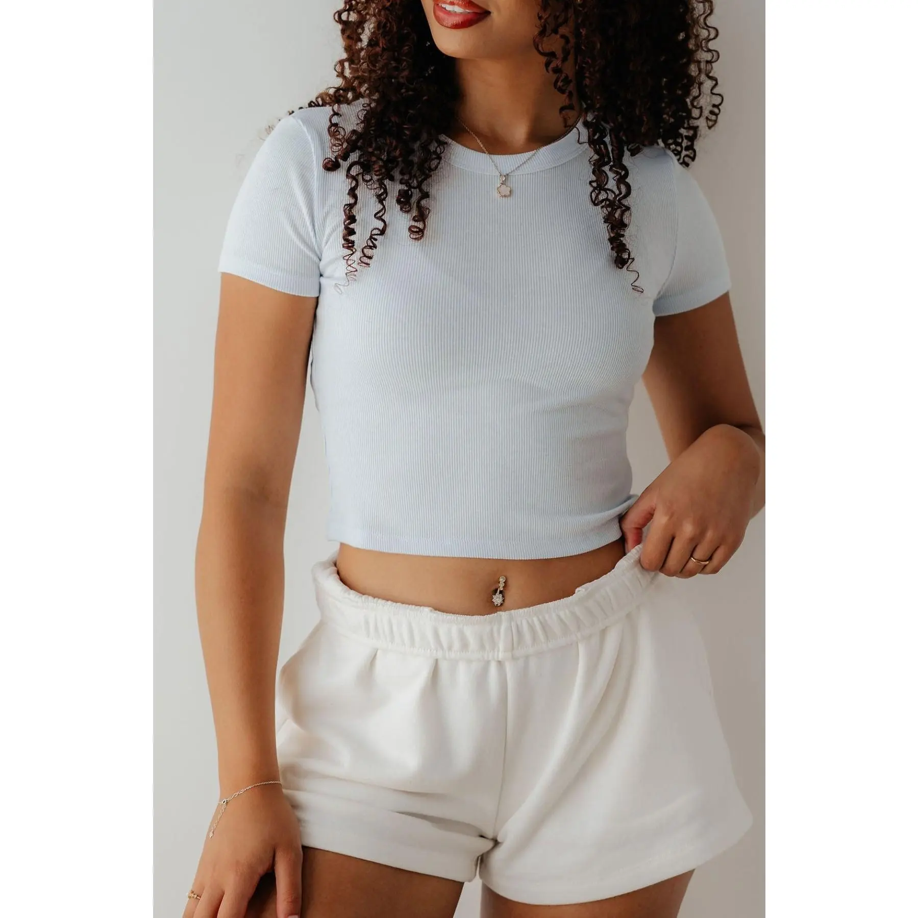 Essential Rib Baby Tee