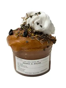 Brewed & Boujee | Clear Slime | Coffeehouse Blend