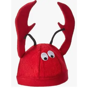 Red Lobster Hat - Felt - Costume Accessory - One Size