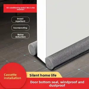 Door Bottom Seal Strip Door Gap Bedroom Windproof Soundproof Strip Waterproof Sticker Windproof Strip Door Sticker Door Gap Soundproof & Insect-Proof Artifact
