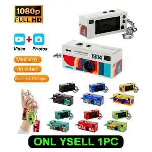 Mini Thumb Camera 1080P HD, Keychain Camera with Flash, Portable Video Recorder, Compact Design, Ideal for Travel & Daily Use, Keychain Flashlight