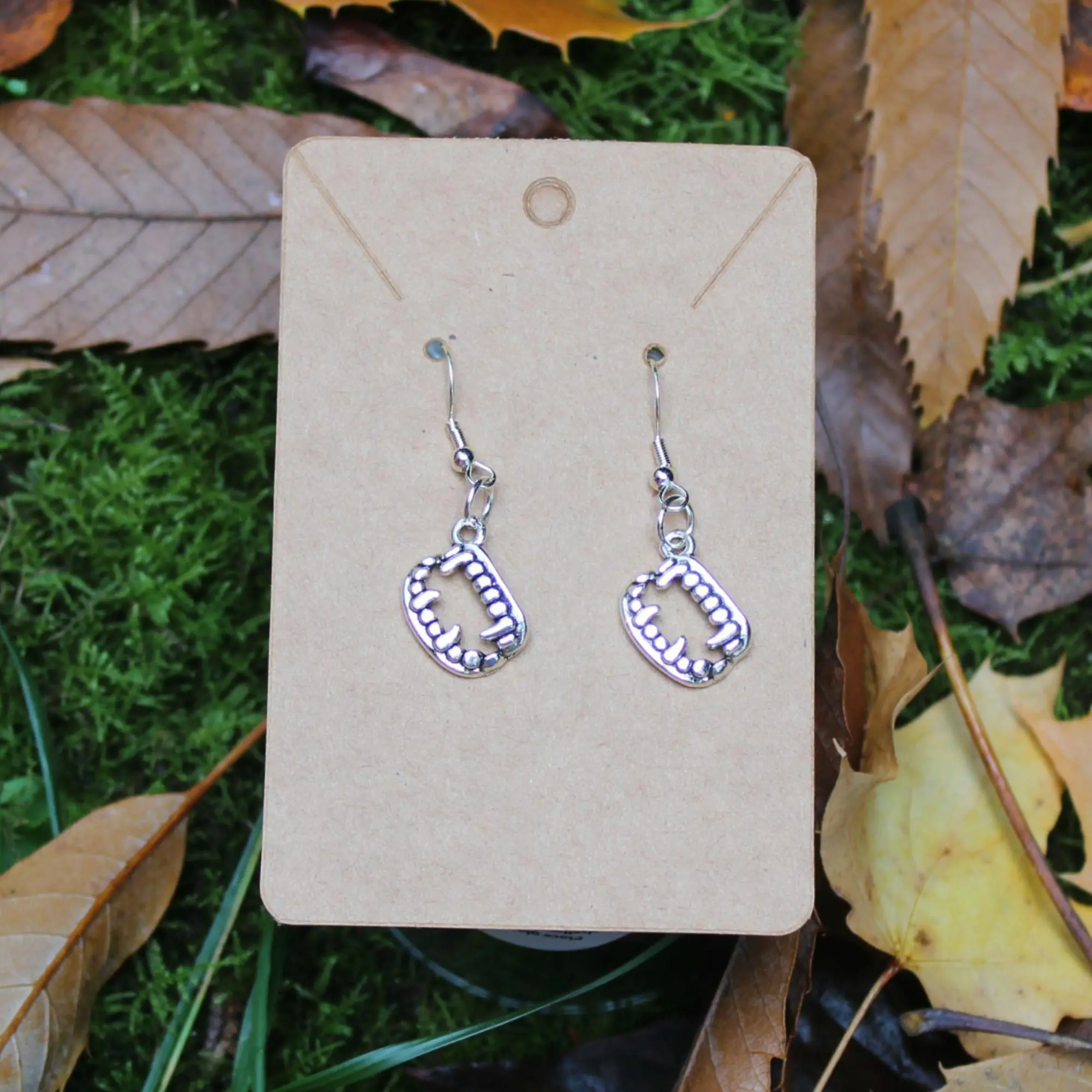 Vampire Teeth Earrings