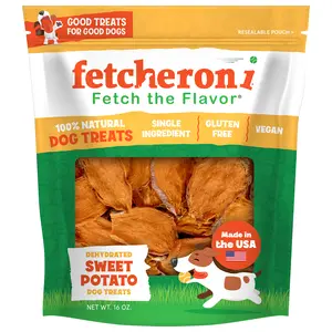 Fetcheroni Naturals Sweet Potato Dog Treats - 100% All-Natural, Grain-Free, No Preservatives, Suitable for All Ages, Chew, Healthy Dog Treats healthy  pet  treats