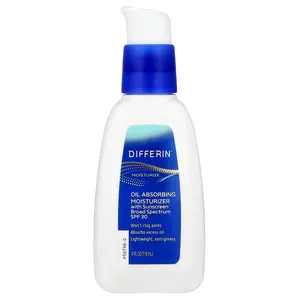 Differin Oil Absorbing Moisturizer with Sunscreen, SPF 30, 4 fl oz (118 ml)