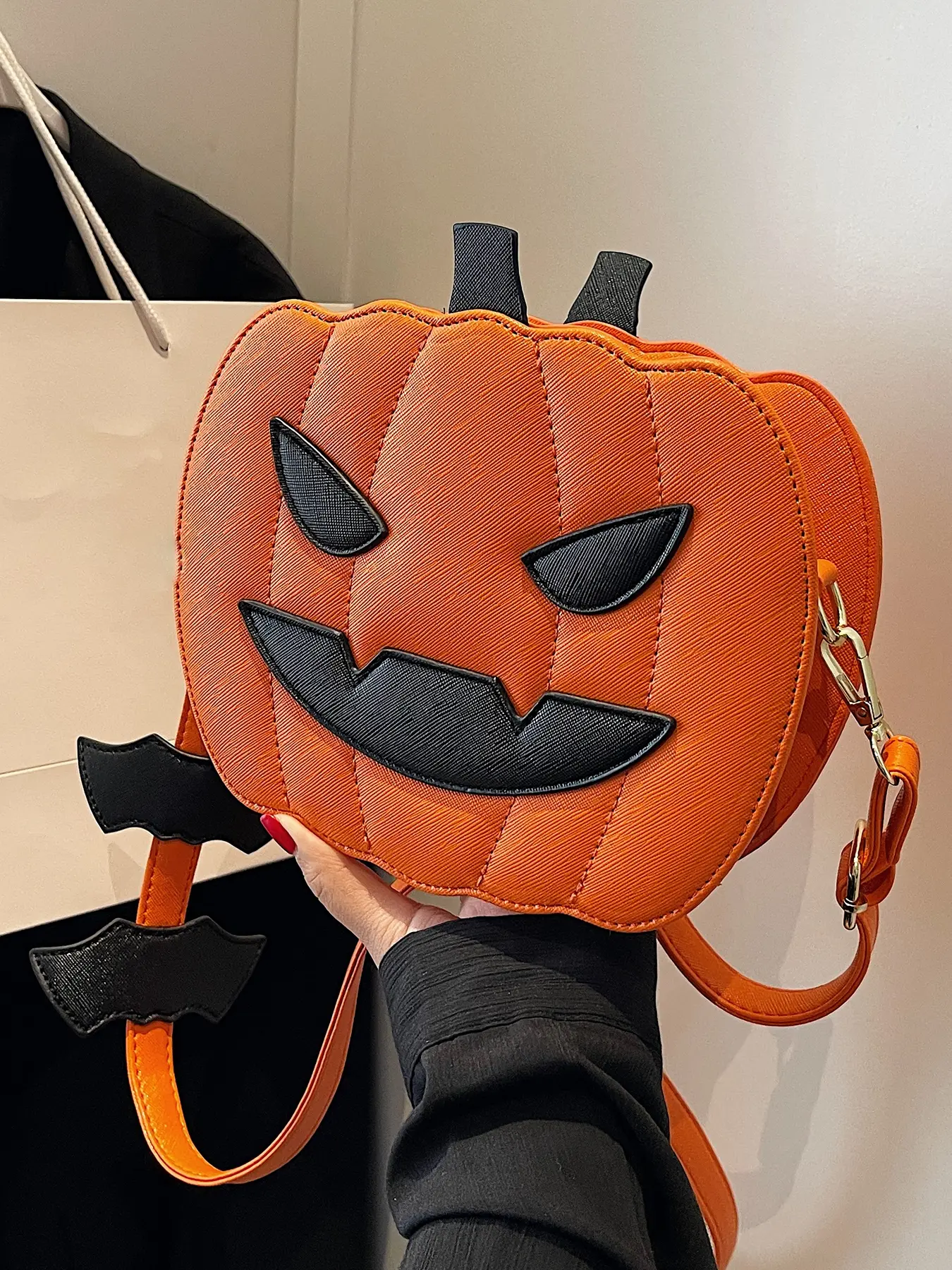 Halloween Pumpkin Shaped Women's Crossbody Bags, Crossbody Shoulder Handbag, Casual Shoulder Bag, Casual Fashion Bag, Trendy Shoulder Bag, Cute Cartoon Bag, Fashionable Crossbody Bag, Suitable for Halloween Use or as a Gift for Friends