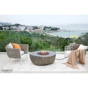 Boulder 43” Concrete Fire Table