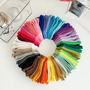 40 Pairs Colorful Socks, Outdoor Casual Solid Color Spring and Autumn Dance Long Tube Candy Colored Dopamine Sports Socks