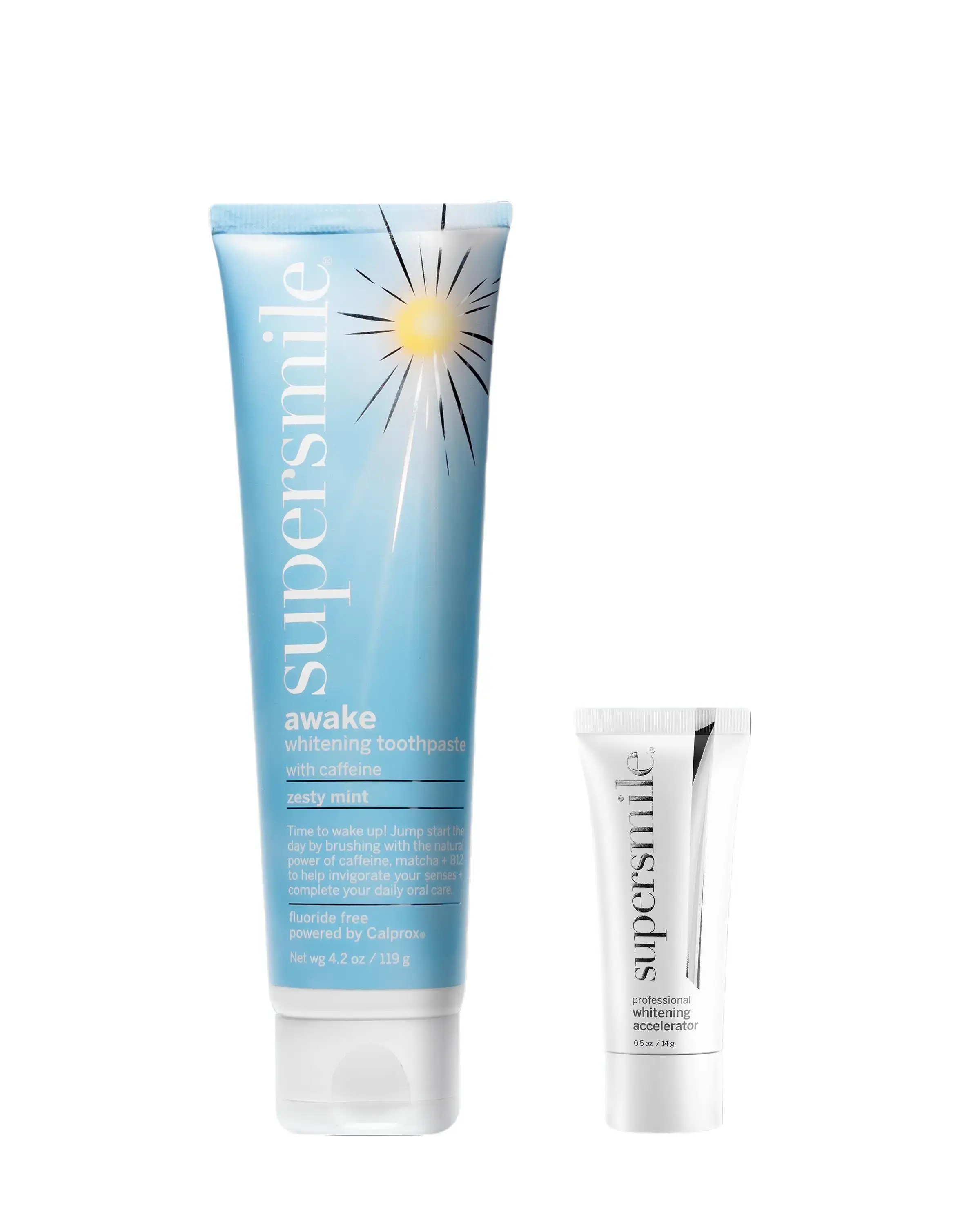 awake toothpaste + accelerator