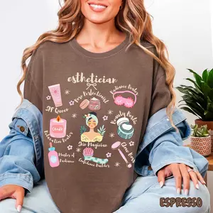 Esthetician Tshirt Esthetician gifts for Skin magician Skinfluencer shirt Skin Therapist tshirt  Esthetician shirt skin therapist  Fabric Top