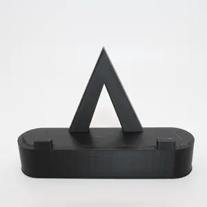 3D Printed Trading Card Stand Black – Perfect for Toploaders, Sleeved & Raw Cards