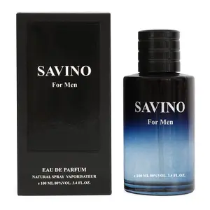 ebc Savino for Men Eau de Parfum 100ml - Light-Scented Perfume with Calabrian Bergamot & Pepper - Ideal for Daily Wear & Layering