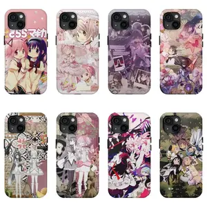 Kaname Madoka Magica Akemi Homura Kawaii phone Cases For iPhone12-17 Promax Pro Plus,It's a great gift for a good friend, suitable for holidays, birthdays, and partie