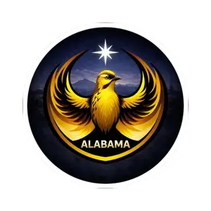 Rebel Alliance Bird Logo Sticker - Alabama Protest Sticker