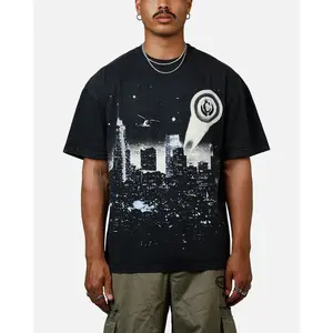 Culture Kings CK Los Angeles Vintage T-Shirt Black