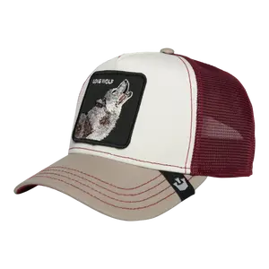 Goorin Bros MVP Howler Trucker Hat - White, Auto-Adjusting, Comfortable, Graphic Branding Headgear Hat, Auto-Adjusting Hats, Comfortable Hats