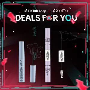 uCoolMe 2-in-1 Eyelash Glue & Makeup Remover Set - Waterproof Cosmetic, Beauty Products, Strong Long-Lasting Hold for Eyelash Extensions, Cluster Lashes