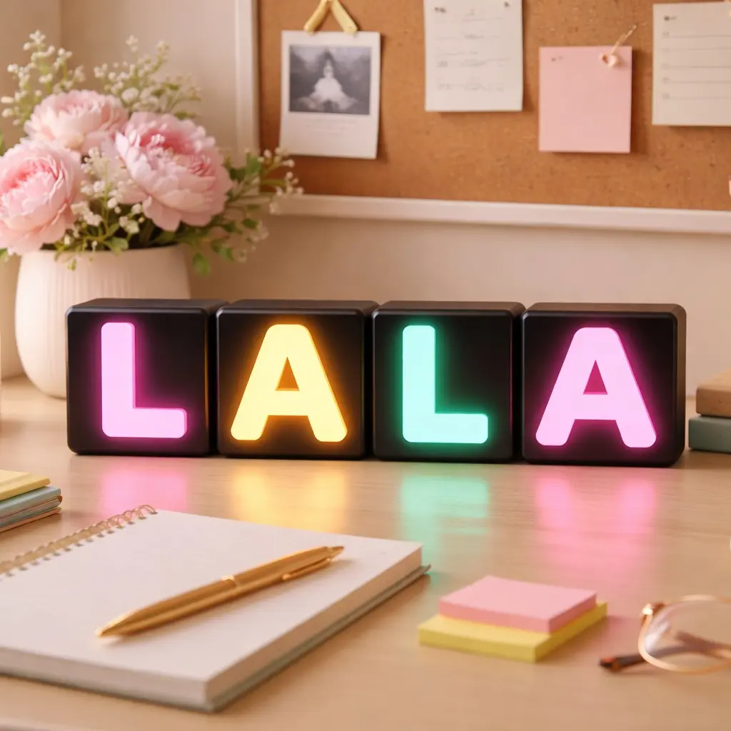 Custom Illuminating Letter Tiles