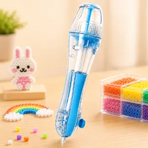 Fuse Beads Pen Tool, Handy Bead Picker for Mini Melty Beads, Easy DIY Bead Art Craft Tool for Keychains, Charms & Pendants