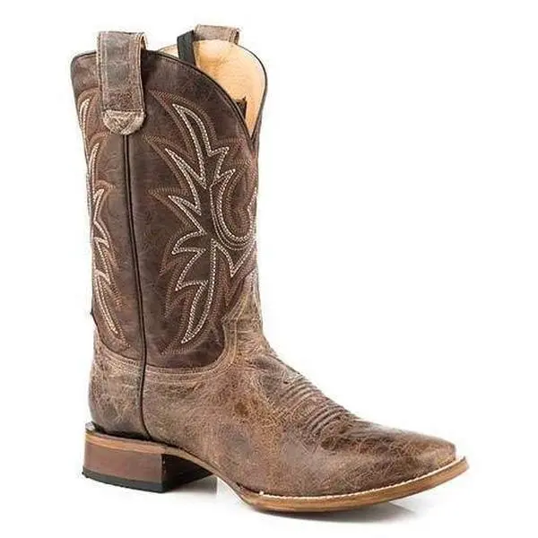 Men's Roper Pierce Concealed Carry Flextra Boots Handcrafted Brown