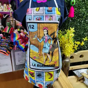 La borracha loteria apron