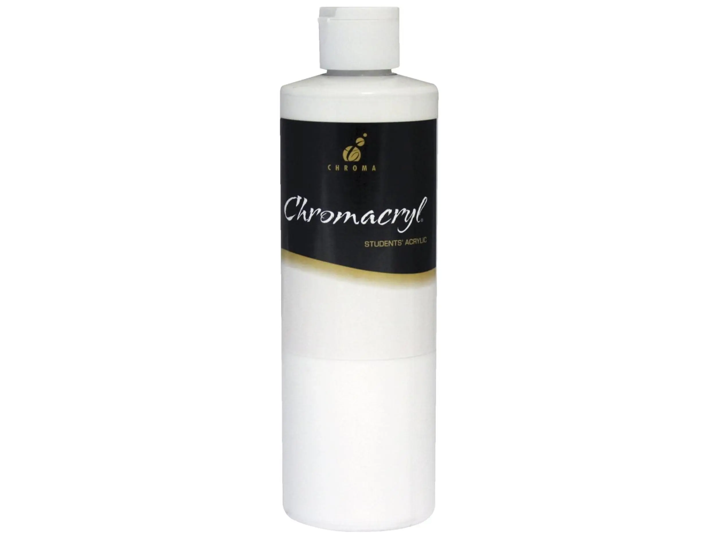 Chroma 1465473 Premium Acrylic Paint - 1pt Blockout White, for Students, Acrylic for Textiles/Block Printing, All Chroma Mediums Compatible, Soap-Water Cleanable, Contains No Allergens, Creamy & Intermixable