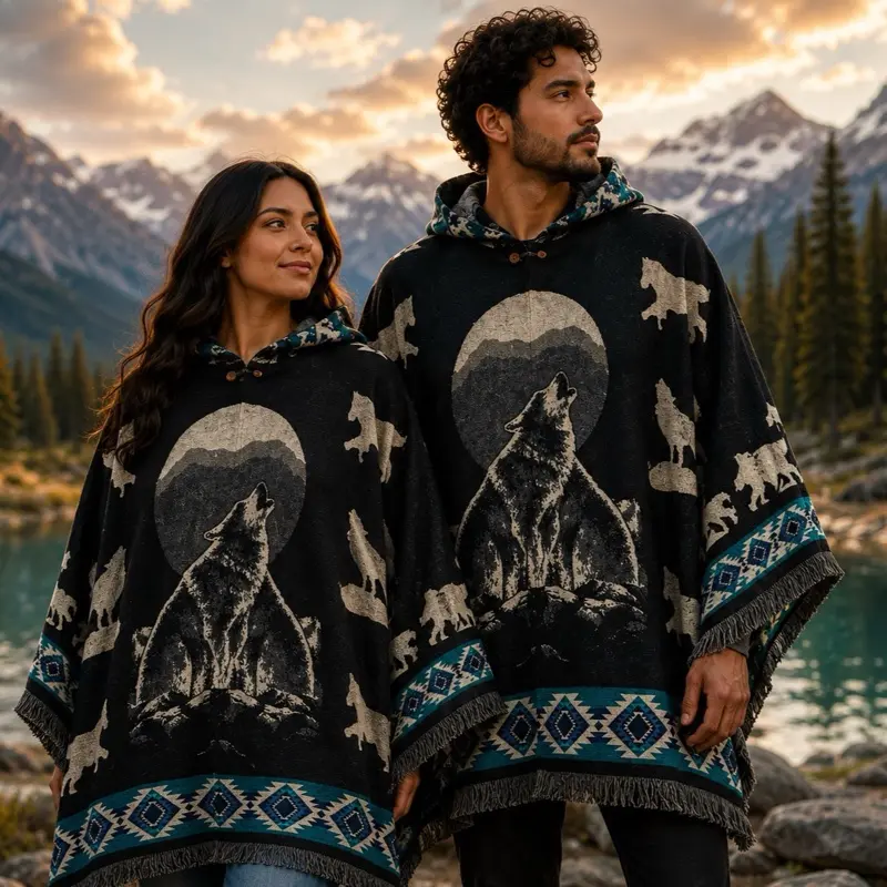 Runa Animal Spirits Alpaca Poncho Designs